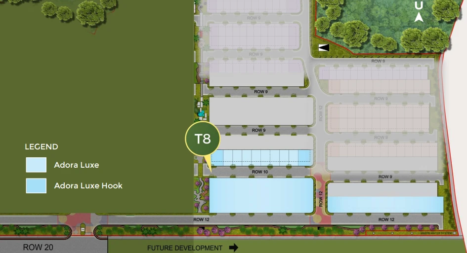 Adora Luxe Site Plan - Terravia BSD City Layout